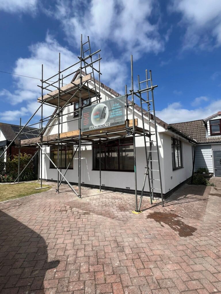 Trendy rendered house design Hull 2025